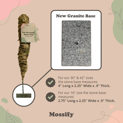 Mossify Bendable Poles (Moss/Coco Coir)